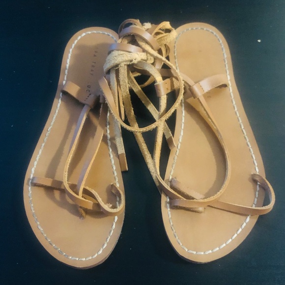 Zara Gladiator Sandals - Picture 1 of 4